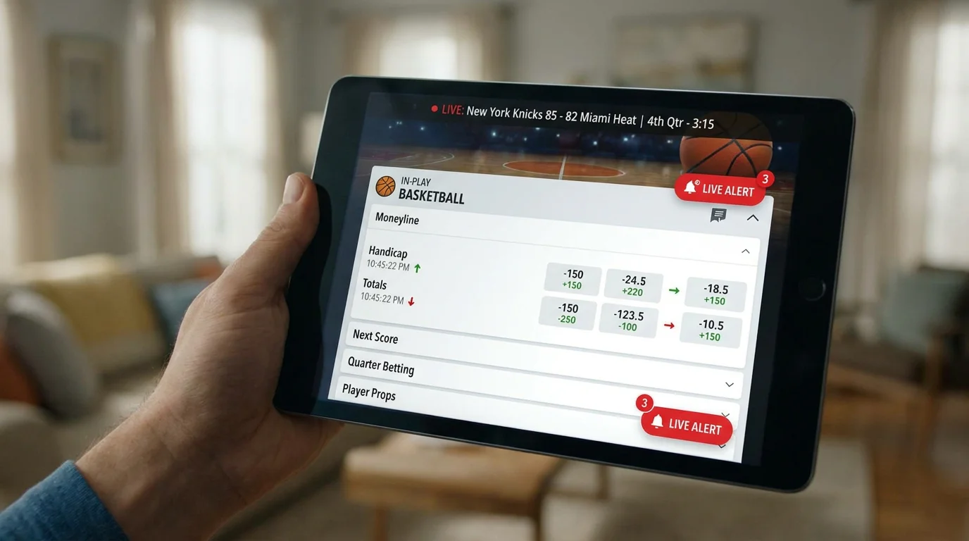 Basketball Live-Wetten Grundlagen – In-Play-Mechanik, Quoten-Dynamik und Informationsvorsprung gegenüber Pre-Match-Wetten