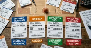 Basketball Wettarten erklärt 2026 – Moneyline, Handicap und mehr