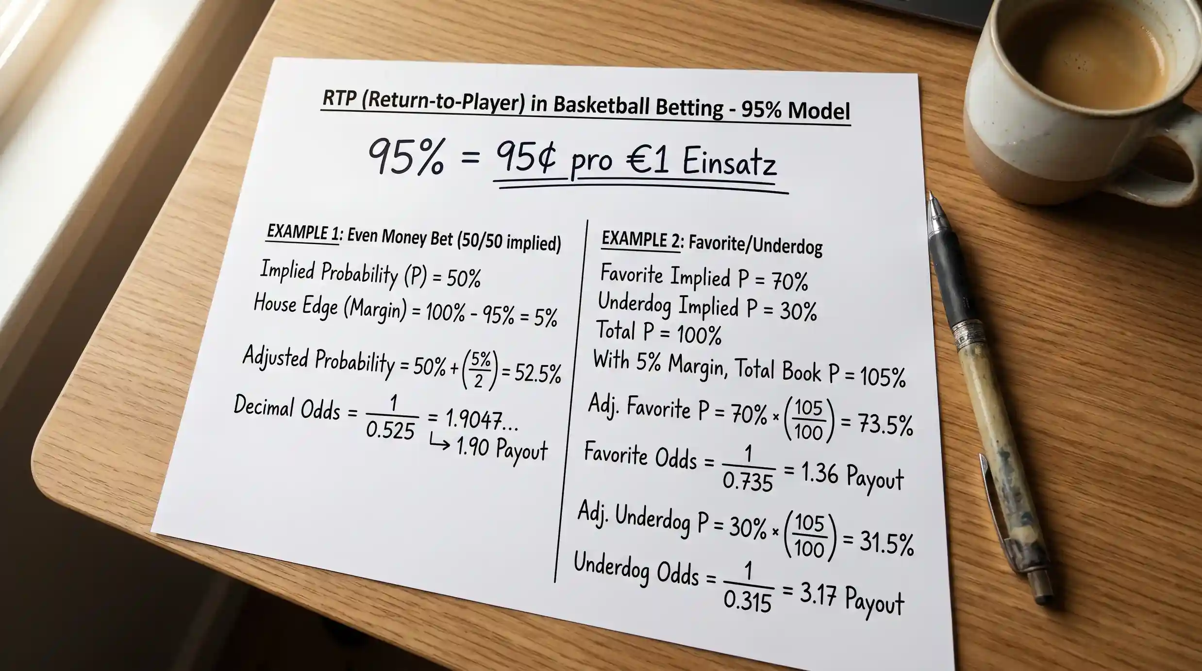 Basketball Auszahlungsquote RTP Definition Erklärung Quotenschlüssel Sportwetten