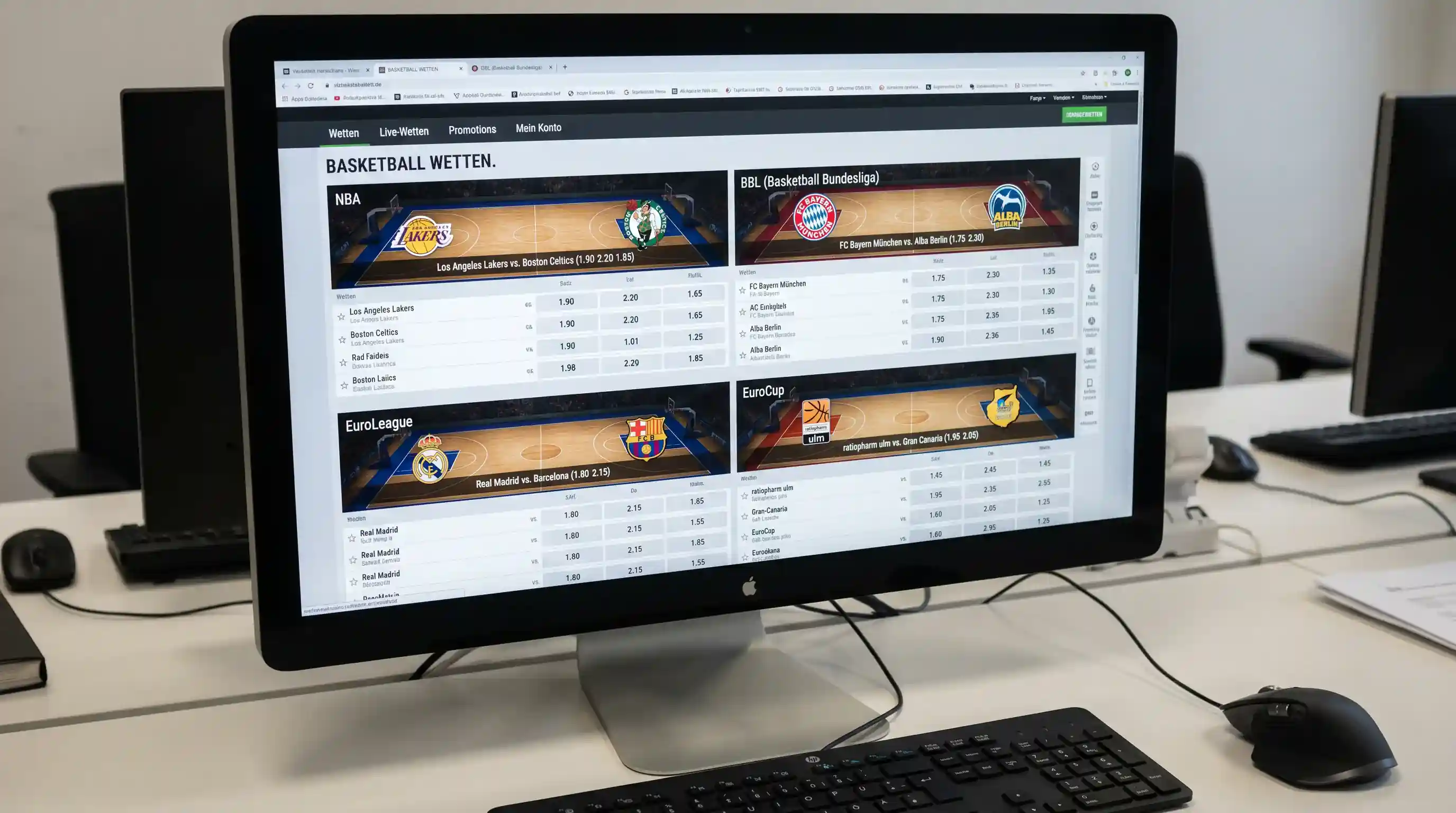 bwin als Basketball-Wettanbieter – Überblick über NBA, BBL und EuroLeague Angebote
