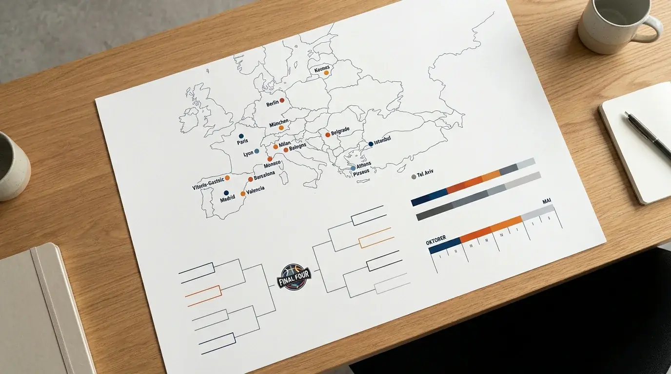 EuroLeague Marktstruktur – Format, Teilnehmer und saisonaler Aufbau des europäischen Top-Basketballwettbewerbs