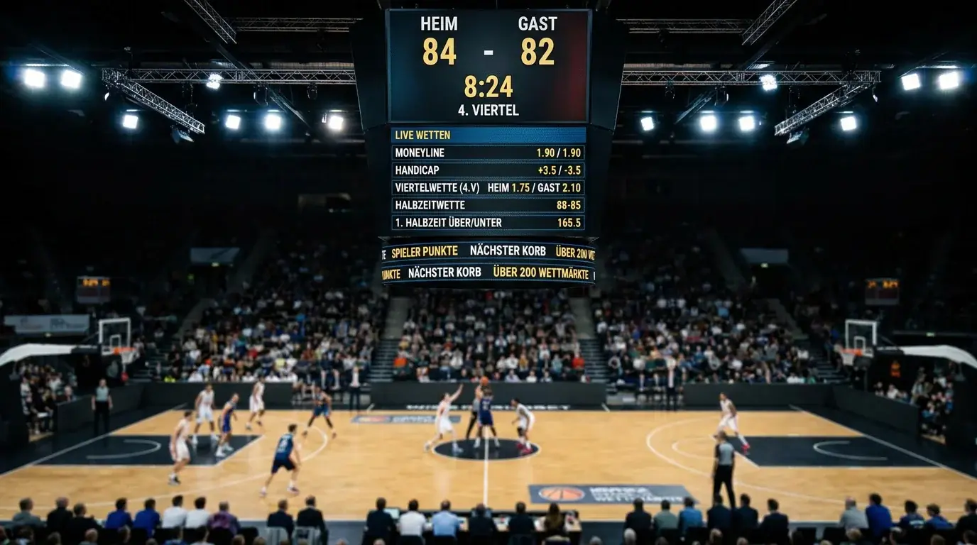 Markttiefe bei NBA Live-Wetten mit über 100 In-Play-Märkten pro Spiel